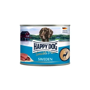 Jetzt Kaufen Sparpaket 6 x 200 g Happy Dog Sensible Pure Sweden Wild Pur Hunde Nassfutter